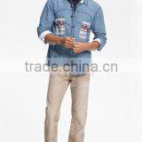 Jeans Stylish Pants Slim Fit Man Denim Jeans Pents Jeans Garment Factory Jeans Pantaloon (LOTD126) thumbnail-3