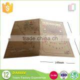 GuangDong Unique Hot Stamping Large Size Elegant Special Paper Christmas Card thumbnail-2