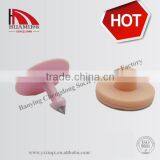Rfid Animal Ear Tag With 134.2HKZ in Pink 30*30 mm thumbnail-3