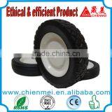 The Most Popular 6inch Rubber Wheel/Metal Rim Wheel/solid Rubber Tiressmall/steel Hub Wheel thumbnail-3