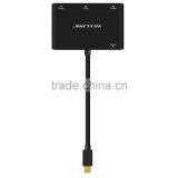 VOXLINK Mini DisplayPort Turn VGA / Audio / HDMI 4K 3in1 Adapter Cable Black thumbnail-6