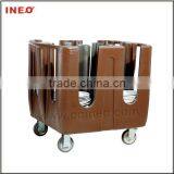 Restaurant,Hotel,Buffet Mobile Dish Cart,Trolley And Dolly For Hold Tray,Plate And Platter thumbnail-1