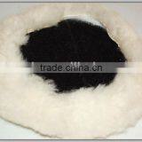 100% Sheep Wool Buffing And Polishing Pad With Magic Tape Factory thumbnail-1