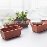 Made in China Indoor Wholesale Rectangular Flower Pots