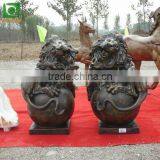 Modern Bronze Lion Statue Carving thumbnail-1