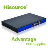 Hot Sale Hisource 16 Port Gigabit Network Switch 10/100/1000Mpbs Ethernet Smart POE Switch thumbnail-3