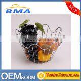Metal Wire Fruit Basket,Kitchen Metal Fruit Rack Flower Shape thumbnail-1