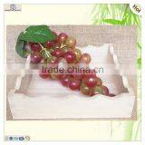 Handle Hole Heart Carving Waving Edge Wooden Tray thumbnail-2