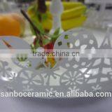 Cinderella Carriage Cake Stand 3 Tiers Lace Design Cake Stand in Metal thumbnail-4