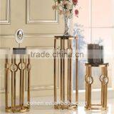 2016 High Quality Modern Stainless Steel Living Room Set in Golden Color 818# thumbnail-6