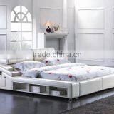 Hot Selling Soft Modern Leather Bed With Speaker thumbnail-5
