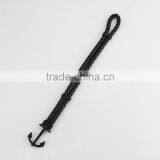 Unisex Fashion Braided Leather Cord Wrap Antique Anchor Bracelets thumbnail-3