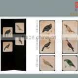 Hand-painted Tranditional Chinese Bird Art Screens