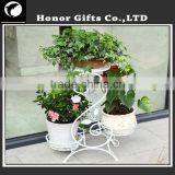 New Design Iron Frame Flower Stand Decorative Metal Window Box Planters thumbnail-2