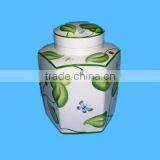 Hot Sale Coffee Tea Sugar Ceramic Storage Jar
