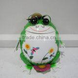 Outdoor Cute Frog Garbage Iron Crafts for Home thumbnail-1