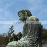 Outdoor Large Fengshui Metal Crafts Bronze Buddha Zen Garden Statues thumbnail-3