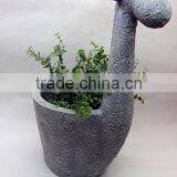 Outdoor Decoration Yard Garden Artistic Flower Pot Giraffe Plant Pot thumbnail-1