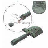 7 в 1 миниатюрный компактный многофункциональный лопата с компасом, стальной лопатой, грабельной лопатой thumbnail-2