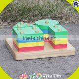 Wholesale Funny Kids Wooden Shape Sorter Blocks Stacking Toy Hot Sale Toddler Wooden Blocks Toy Toy W13D107 thumbnail-1