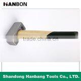 Professional Mason's Hammer With Wooden Handle , Stone Hammer