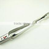 39034 12 Inch Heavy New Mould Stainless Steel Kitchen Tongs BBQ Grill Food Salad Tongs thumbnail-3