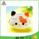 Fashion Light Color Heart Shape Silicon Rubber Coin Purse thumbnail-1