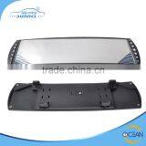 270mm Convex Rearview Mirror Car DVR , Car Mirror With Decorative Crystals