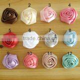 Handmade Satin Rose Flower Headband for Kids Hair Accessories thumbnail-4