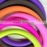 Safe Silicone Material Car Accessories Custom Steering Wheel Cover Supplier thumbnail-1