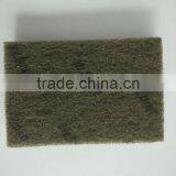 2014 Hot Selling green 3PCS Sponge Scouring Pad