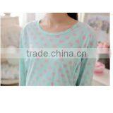 Loving Heart Maternity Nursing Long Sleeve Pajamas Loungewear Dress thumbnail-4