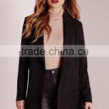 Best Selling Ladies Black Woven Formal Blazer Wholesale thumbnail-1
