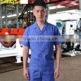 Summer Men Embroidery Uniform thumbnail-1