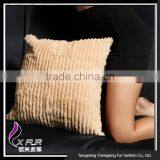 CX-D-99 New Design Rabbit Fur Cushion Cover For Office Chair thumbnail-5