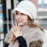 Stylish Autumn Knitted Cap Knitted Hat Double Layer Fashion Winter Hat for Young Girls SV005411 thumbnail-6