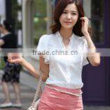 2014 Ladies White Formal Shirts thumbnail-4