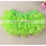 New Style Plain Green Color Baby Bloomers Wholesale Bloomers for Kids thumbnail-2