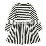 S17723A Wholesale Boutique Baby Girls Fancy Stripe Dress thumbnail-2