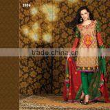 Ladies Chanderi Suits thumbnail-2