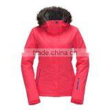 Manufactory OEM Ski Apparel With Fur for Lady thumbnail-2