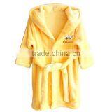 Wholesale Microfiber Flannel Fleece Animal Print Children Kids Bathrobe/shaoxing thumbnail-5