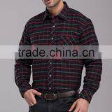 Bulk Wholesale Plaid Flannel Shirt European & America Style With Competitive Price thumbnail-5