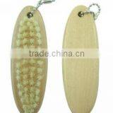 Oval Wooden Handle PP Fiber Hair Shoe Brush thumbnail-1