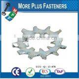 Made in Taiwan External and Internal Tooth Lock Washer Stainless Steel or Carbon Steel Bright Zinc Plated thumbnail-3