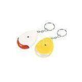 Promotional Gift Brightest Most Powerful Mini White Printed Led Metal Keychain Flashlights