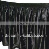 Satin Table Skirting Table Skirts for Wedding and Banquet Hot Selling Table Linen