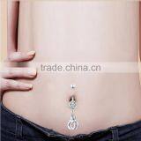Minimalist Belly Dangle Navel Ring thumbnail-6