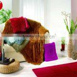 King Size Faux Fur Pv Plush Fleece Blanket/throw for Home Textiles