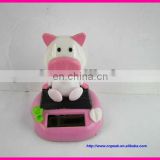 Auto Car Dashboard Swing Solar Decor Toy Doll Pig Pink/solar powered toys